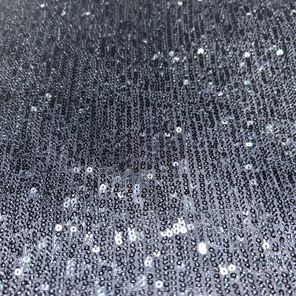 Steve Madden Women’s Sequin Cocktail Mini Dress - Silver & Black - Small NWT - Picture 8 of 12